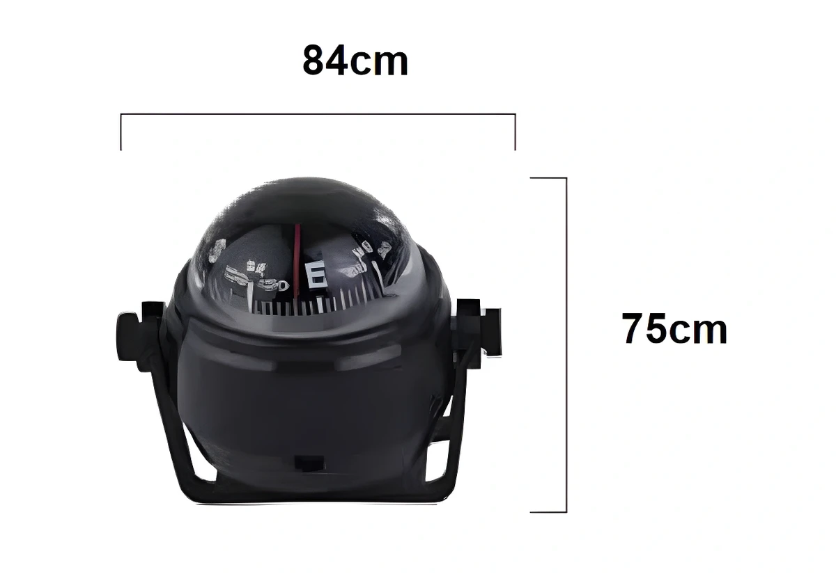Compass Stand Small Black Width: 8, 4cm Height: 7, 5cm Black Compass