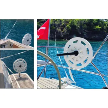 Makaralı Yassı Bağlama Halatı Beyaz Set 60 Mt - 1