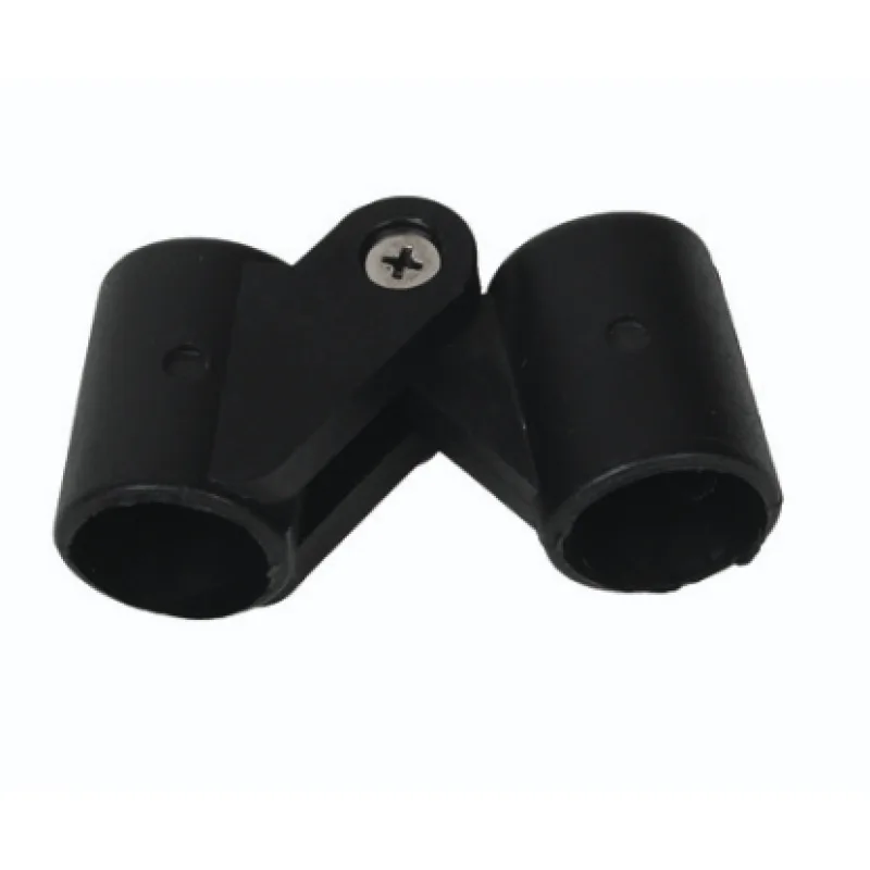 Awning Folding Corner Piece 22mm Black