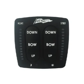 Bennett Electric Flap Switch with Trim Indicator Dual Station (Flybridge) - 1