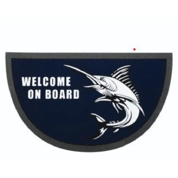 Marin Fish-shaped Oval Mat