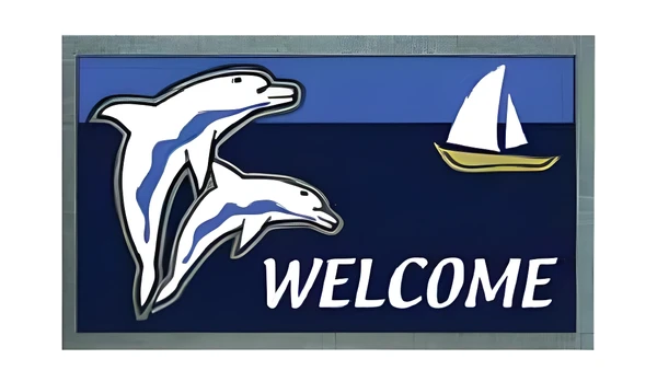Marine Mat Dolphin - 1