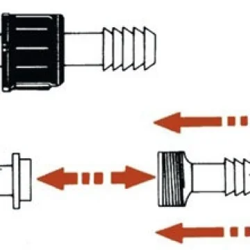 Plastik Hortum Konnektörü.