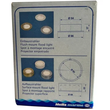 Hella Marine Model 8516 Halojen Spot - 3