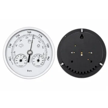 Hygrometre-Barometre-Termometre Üçlü Set Gösterge - 1