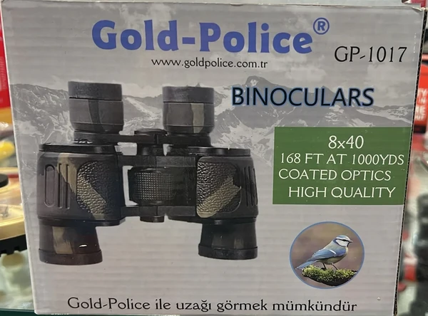 Gold-Police GP-1017 Profesyonel 8 X 40 Dürbün- Kaplamalı Optik, Uzun Mesafe Net Görüş - 5