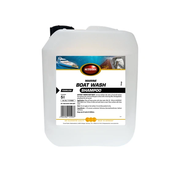 AUTOSOL MARINE AUTOSOL® Marin Tekne Yıkama - Köpüksüz Şampuan, 5 lt