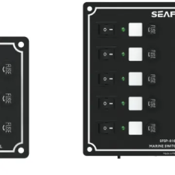 4 Gang Seaflo Switch Panel 85x125 Mm