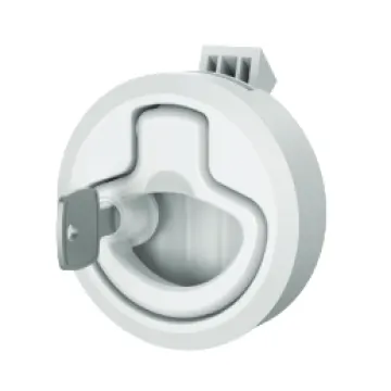 Recessed Handle Spring-Loaded White Ø: 60 Mm