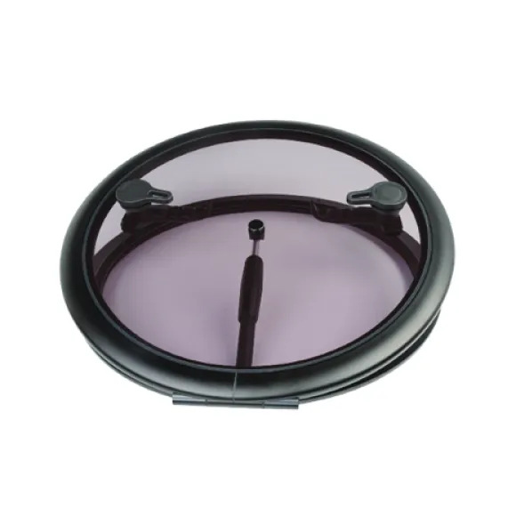 Seaflo Black Aluminum Hatch Round Ø: 59 Cm